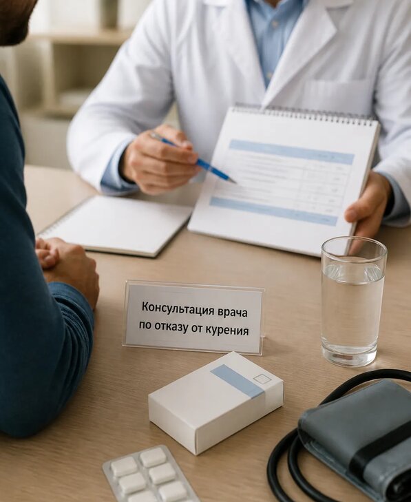 Консультация врача по отказу от курения для взрослых в Троицке